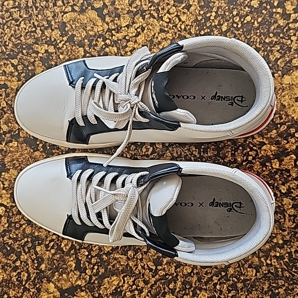 Disney X Coach Clip High Top Sneaker With Cruella Motif US Size 11B - Picture 6 of 12